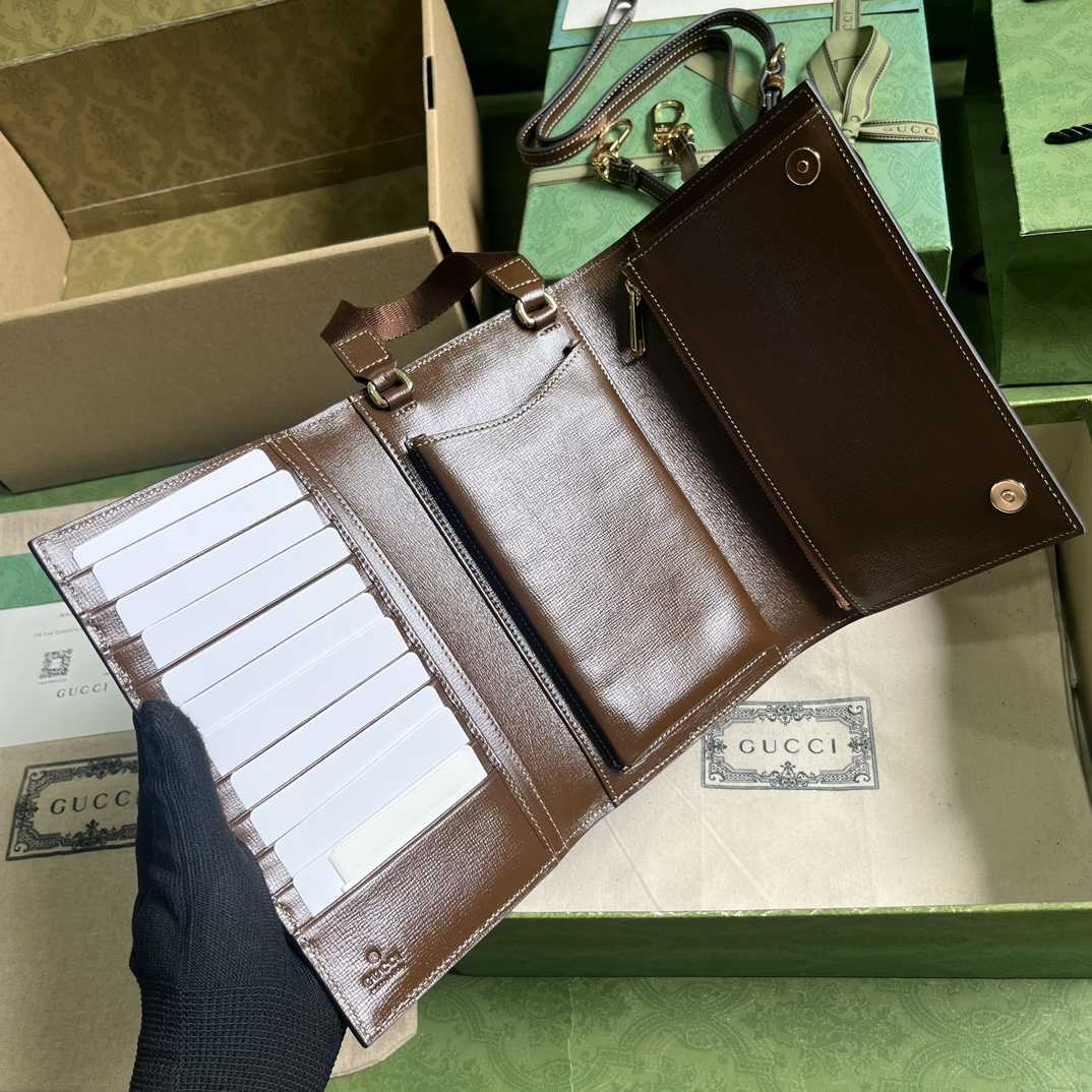 Gucci GG Top Handle Wallet(20-16-8.5cm) - FashionPlug