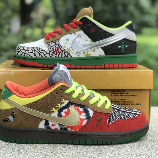 Nike Dunk SB Low What The Dunk  Sneaker       318403-141 - FashionPlug