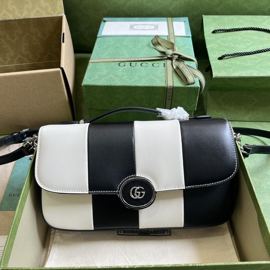 Gucci Petite GG Small Shoulder Bag(27-15-5cm) - FashionPlug