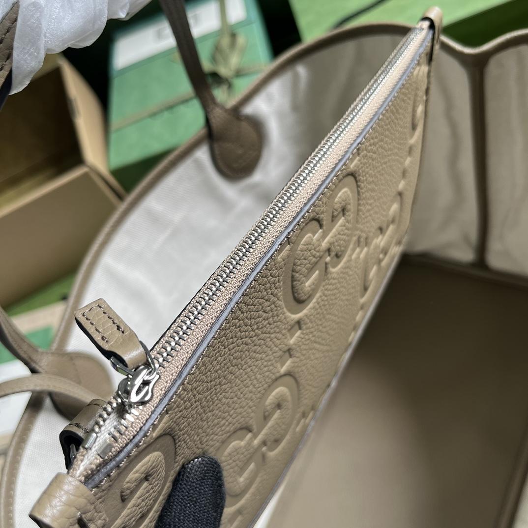 Gucci Jumbo GG Large Tote Bag(40-33-19CM) - FashionPlug