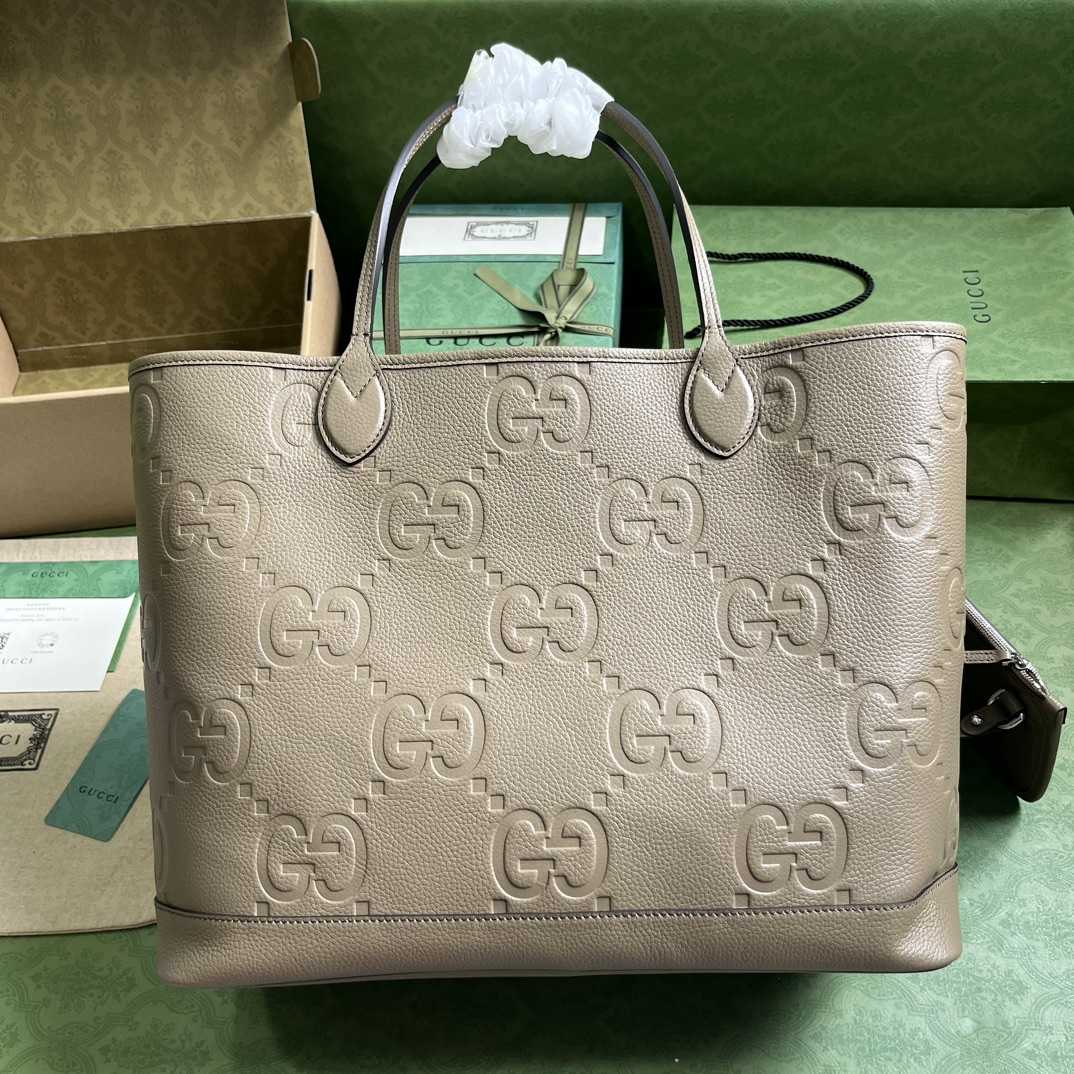 Gucci Jumbo GG Large Tote Bag(40-33-19CM) - FashionPlug