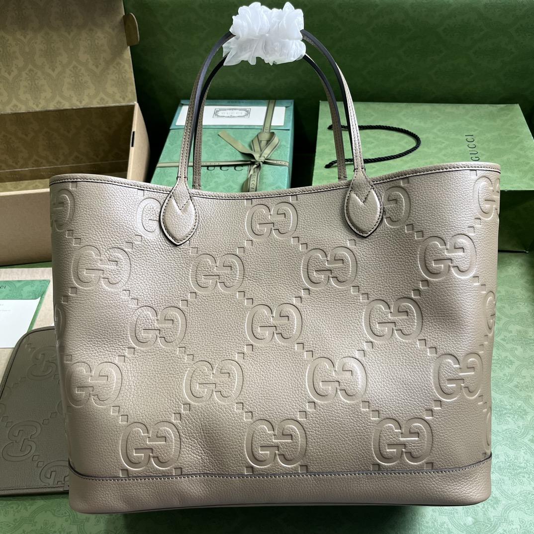 Gucci Jumbo GG Large Tote Bag(40-33-19CM) - FashionPlug