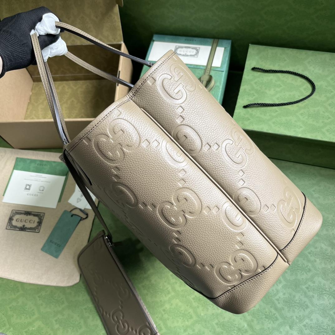 Gucci Jumbo GG Large Tote Bag(40-33-19CM) - FashionPlug