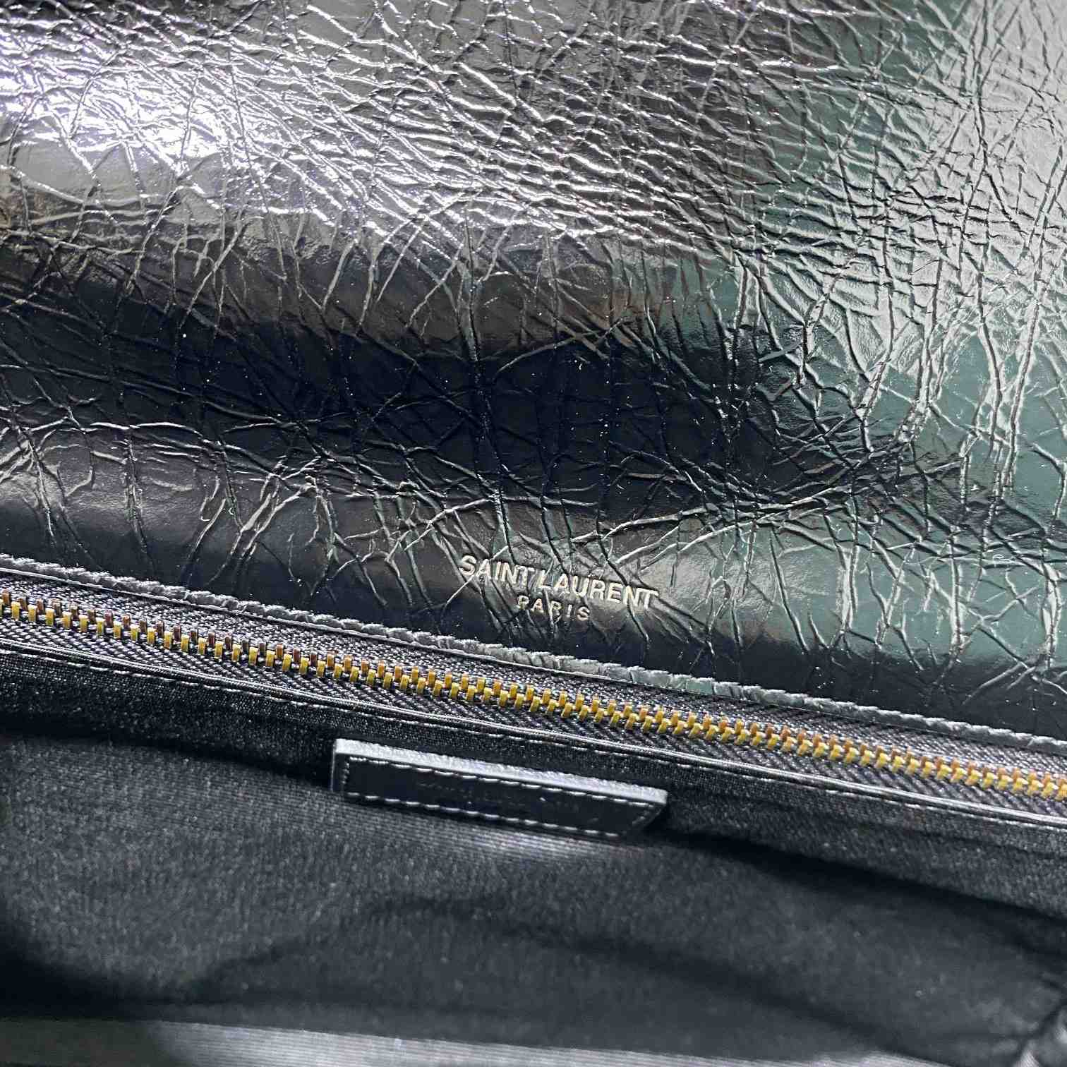 Saint Laurent Niki Medium Chain Bag In Crinkled Vintage Leather  - FashionPlug