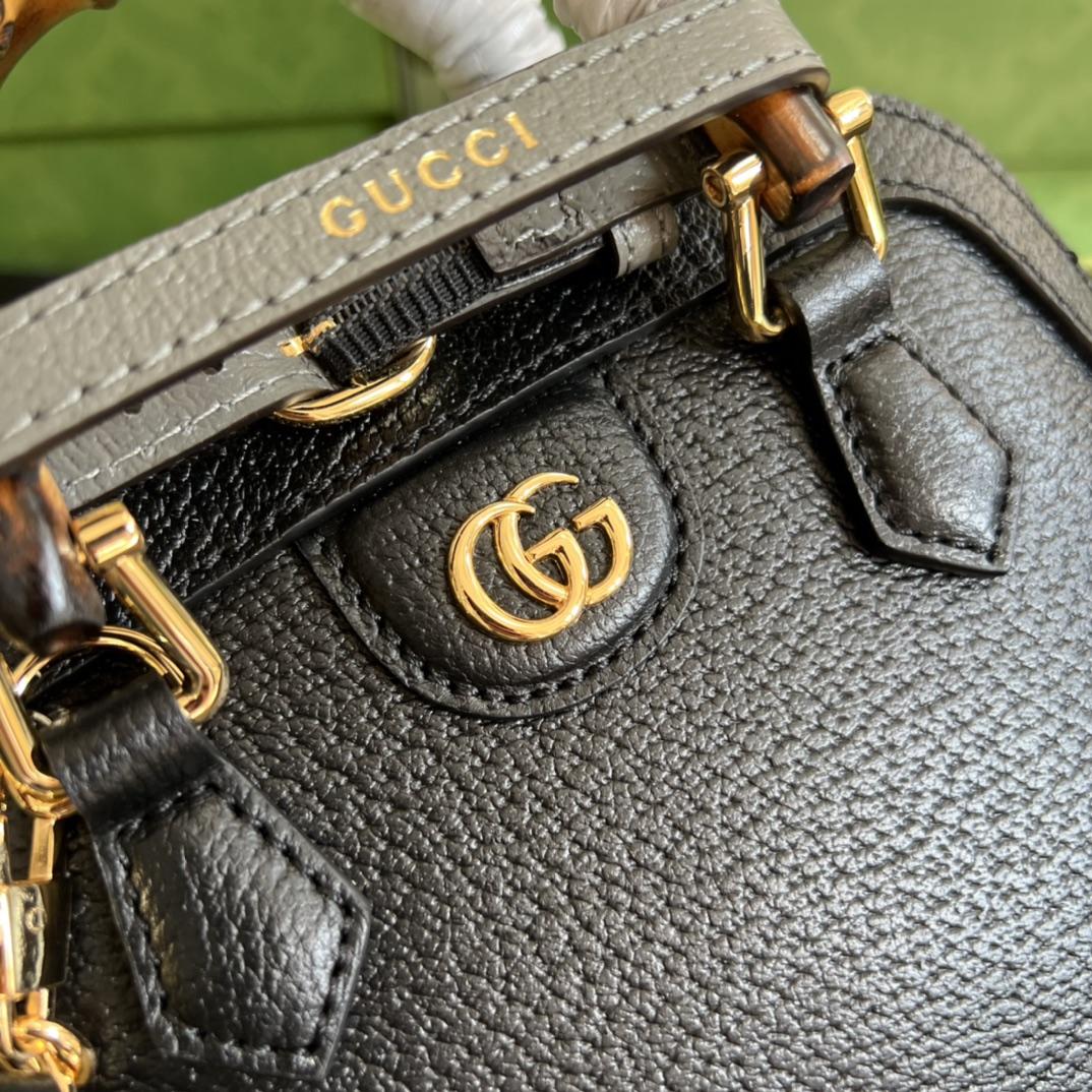 Gucci Diana Mini Tote Bag(20-16-8.5cm) - FashionPlug