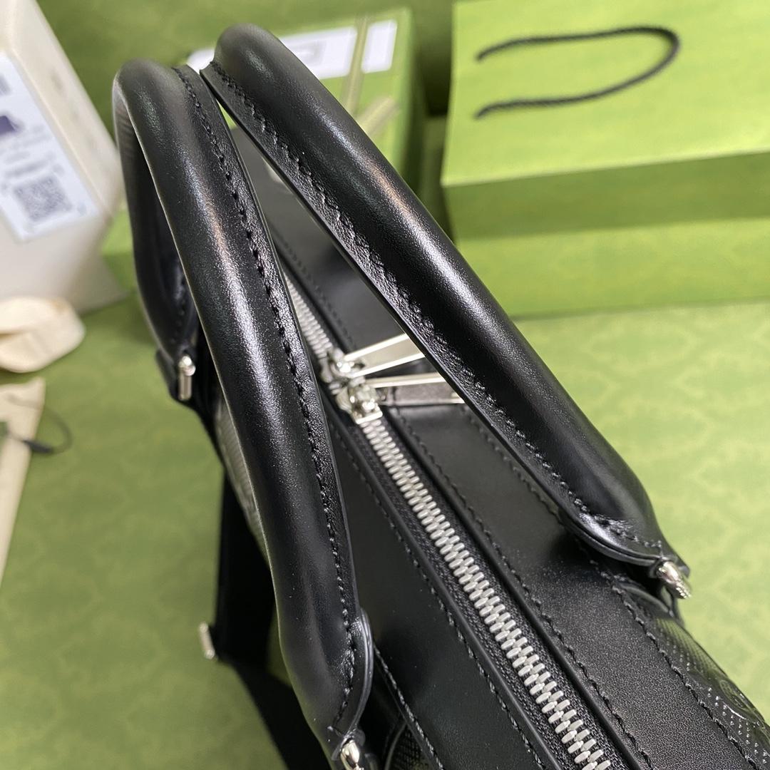 Gucci GG Embossed Briefcase(40-29-6cm) - FashionPlug