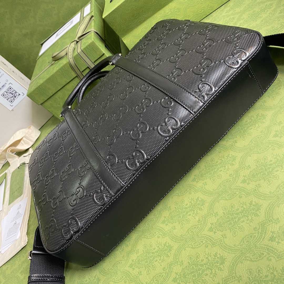 Gucci GG Embossed Briefcase(40-29-6cm) - FashionPlug