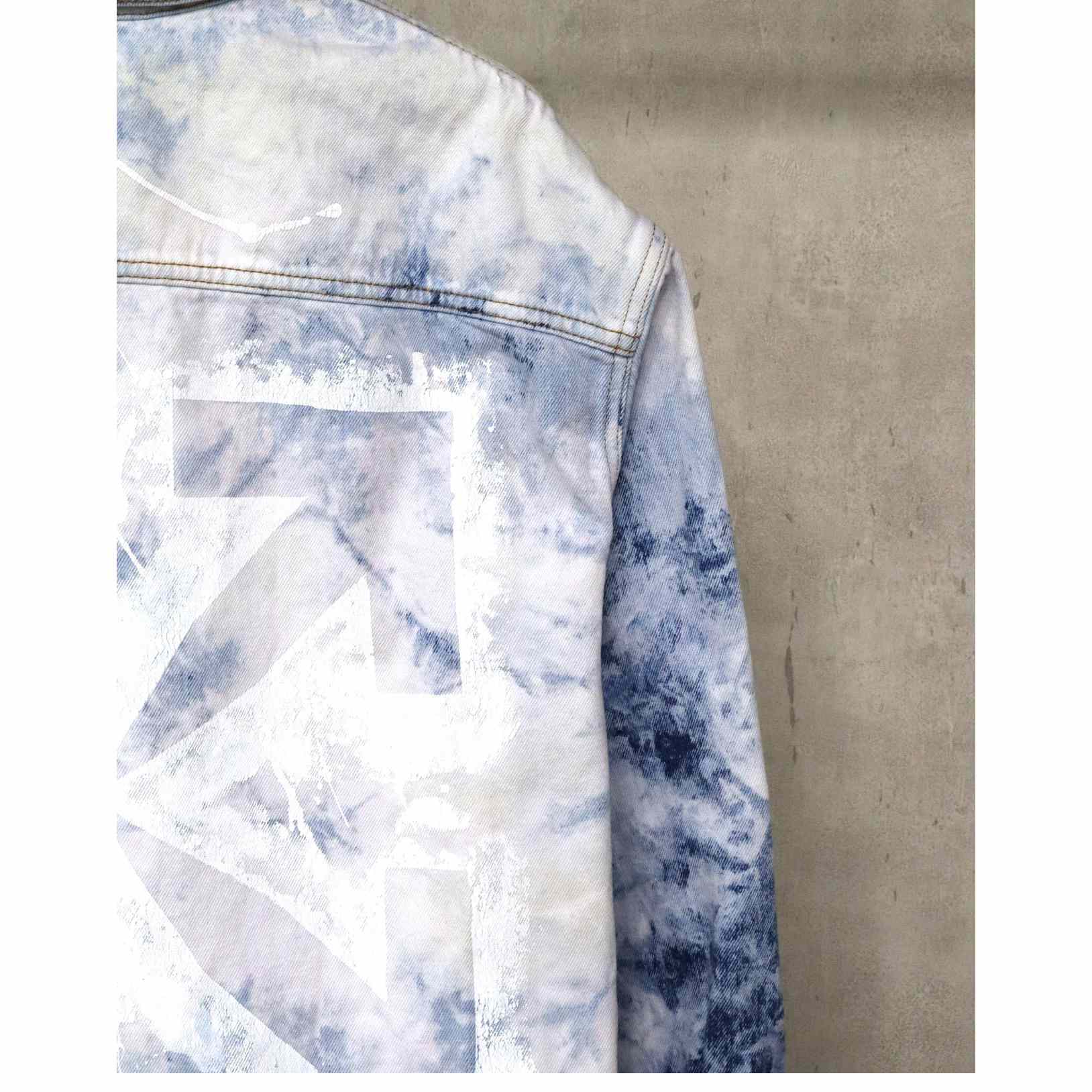 Off-White Men's Skater Heaven Denim Jacket - FashionPlug