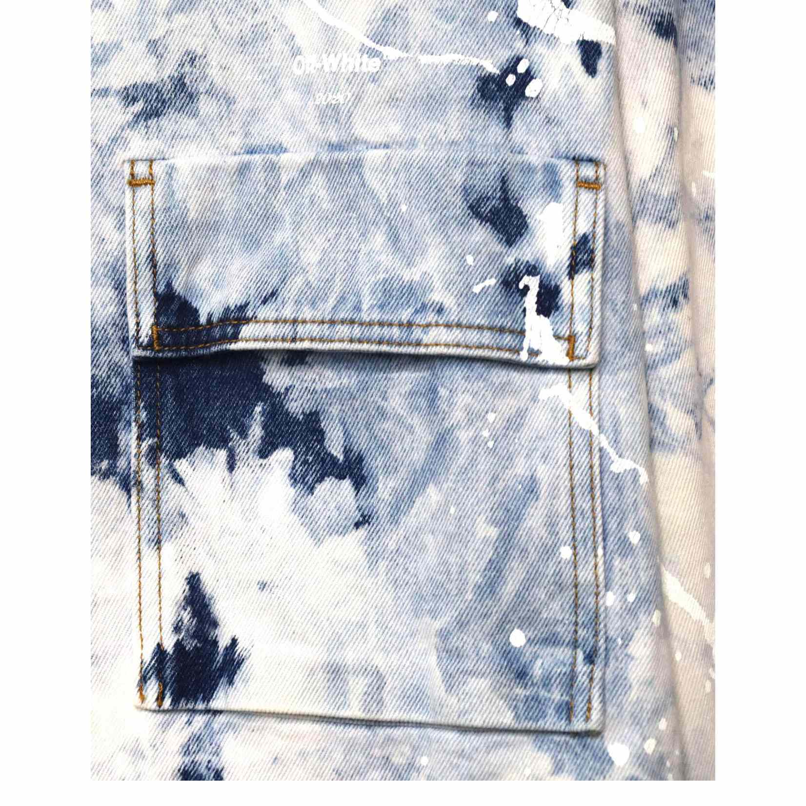 Off-White Men's Skater Heaven Denim Jacket - FashionPlug