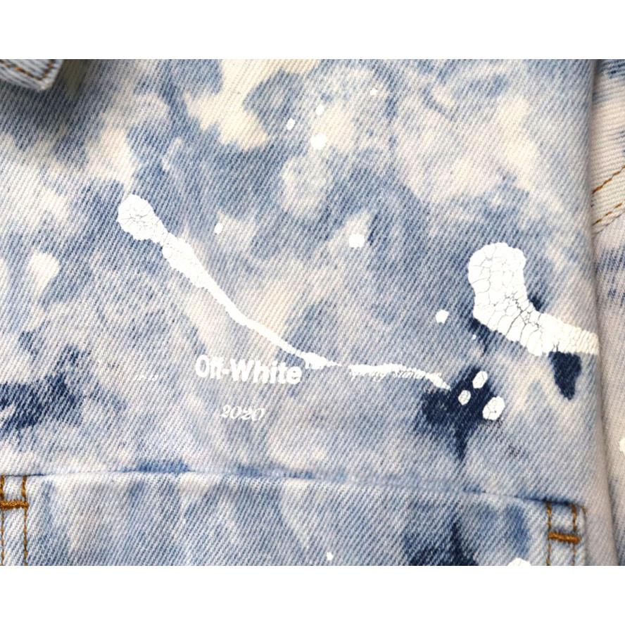 Off-White Men's Skater Heaven Denim Jacket - FashionPlug