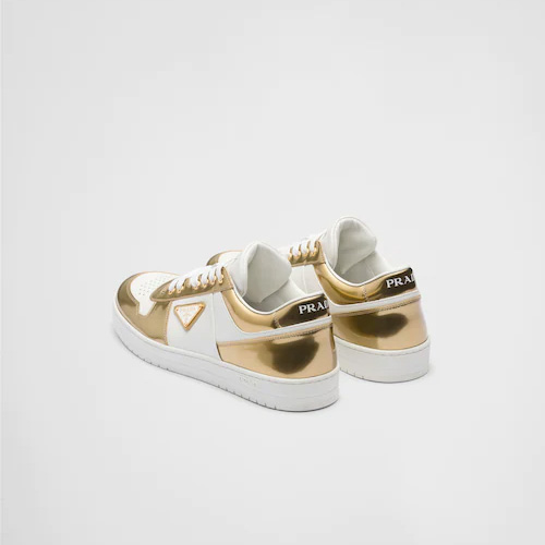 Prada Downtown Leather Sneakers - FashionPlug