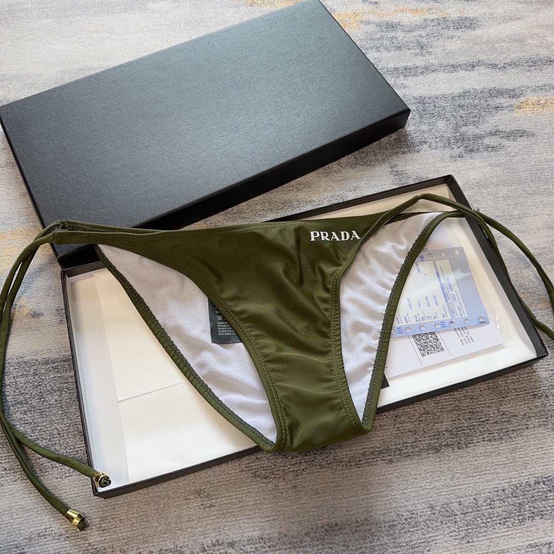Prada Stretch Jersey Bikini - FashionPlug