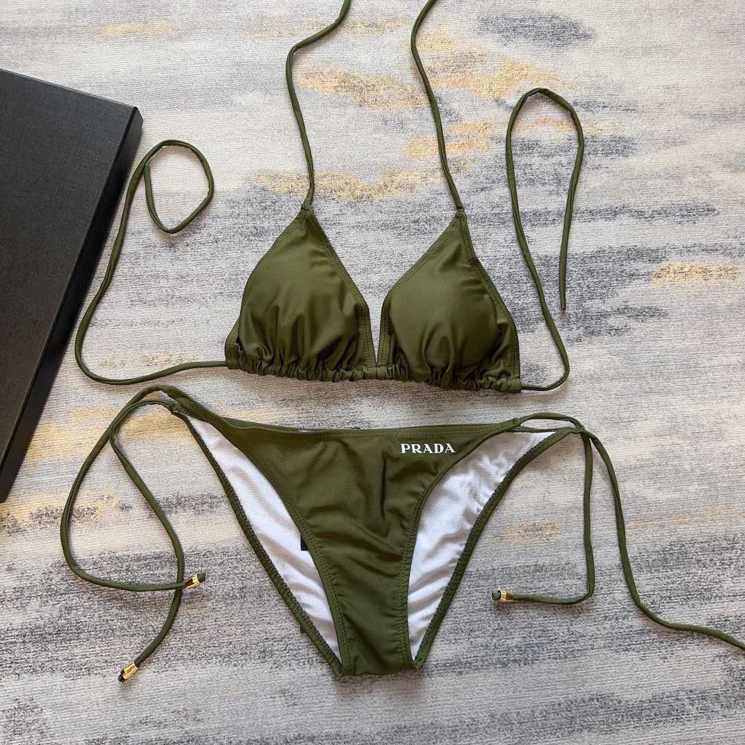 Prada Stretch Jersey Bikini - FashionPlug