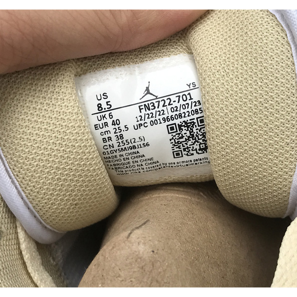 Air Jordan 1 Low SE “Canvas” Sneaker      FN3722-701 - FashionPlug