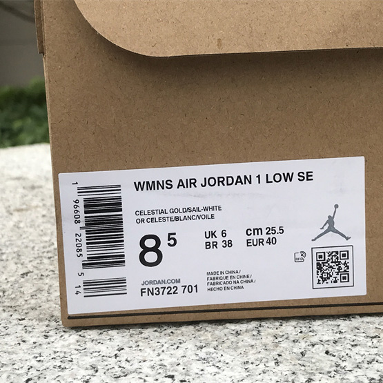Air Jordan 1 Low SE “Canvas” Sneaker      FN3722-701 - FashionPlug