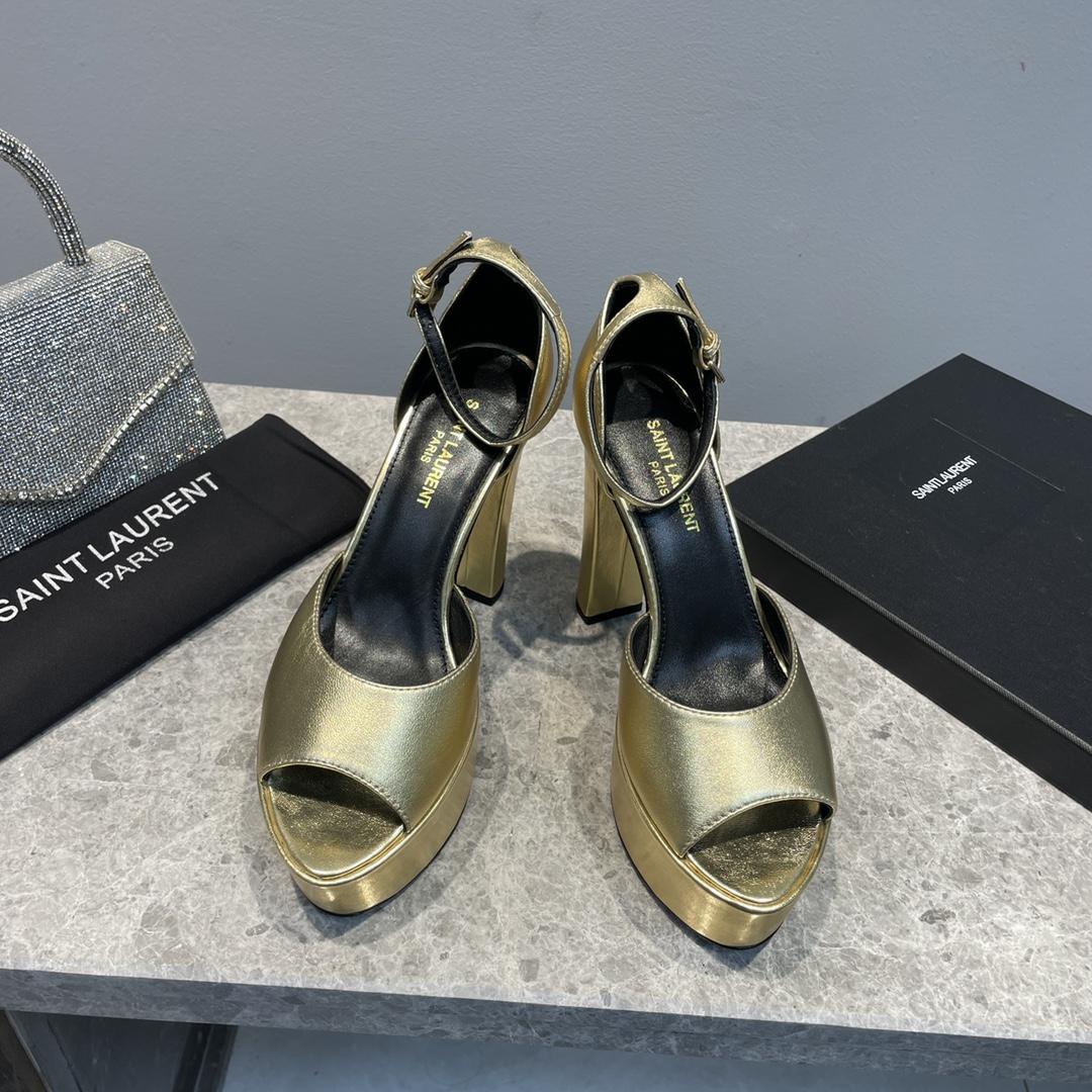 Saint Laurent Platform Sandals - FashionPlug