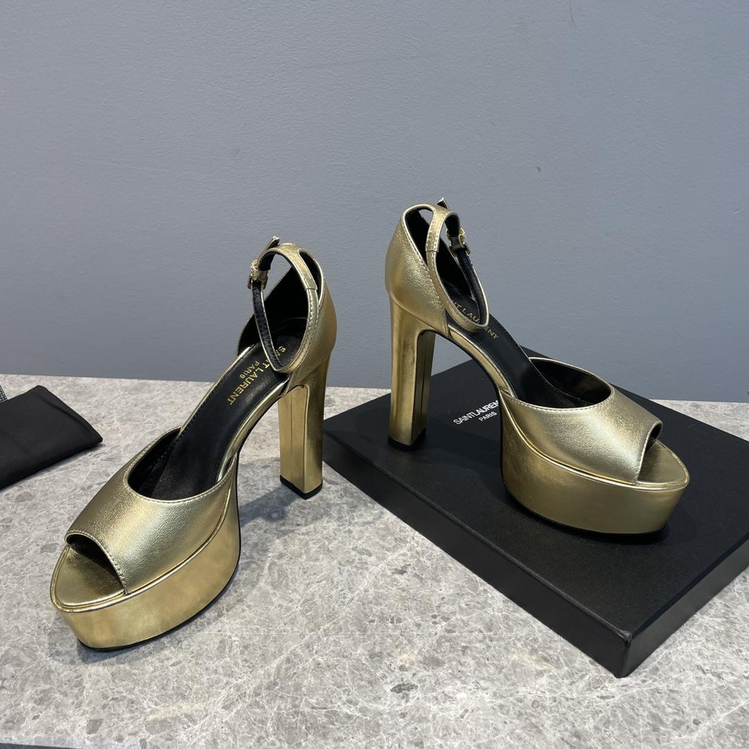 Saint Laurent Platform Sandals - FashionPlug