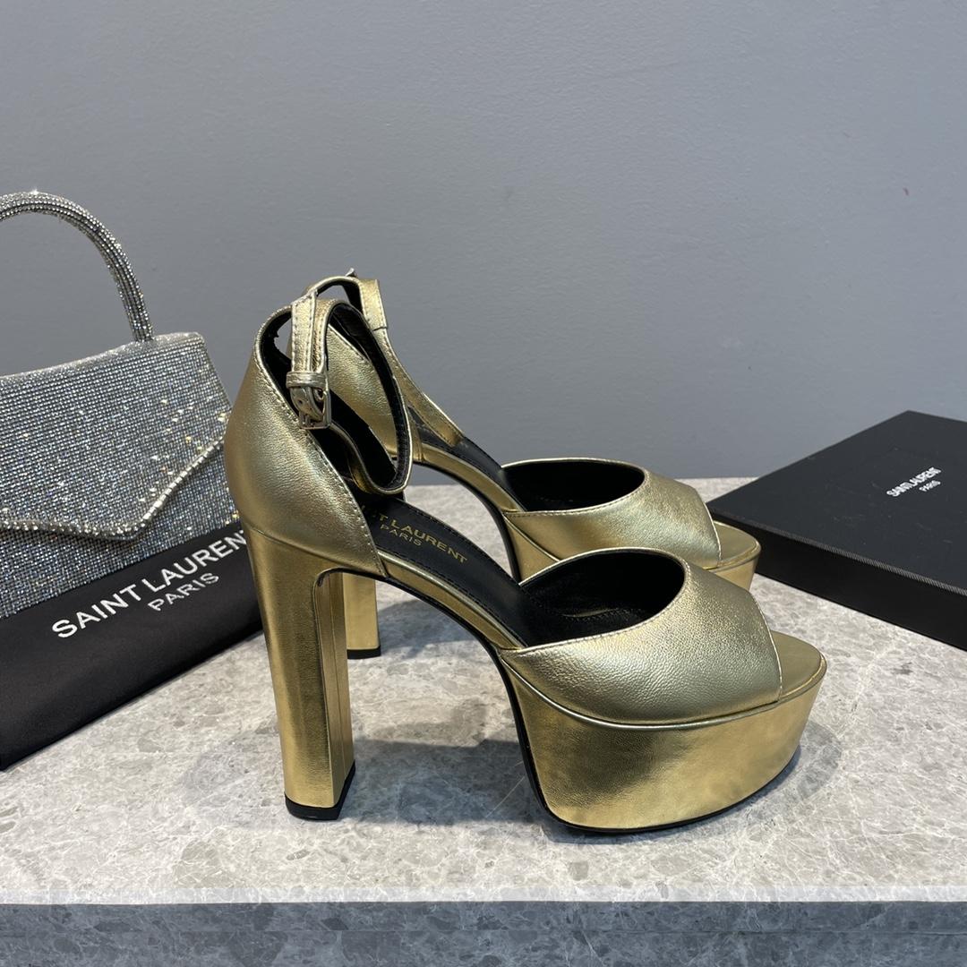 Saint Laurent Platform Sandals - FashionPlug