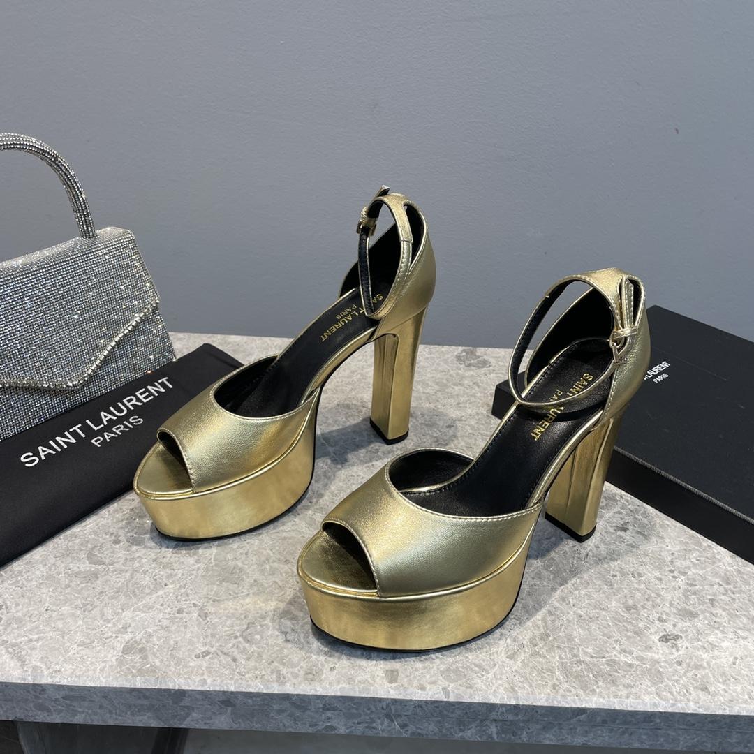 Saint Laurent Platform Sandals - FashionPlug
