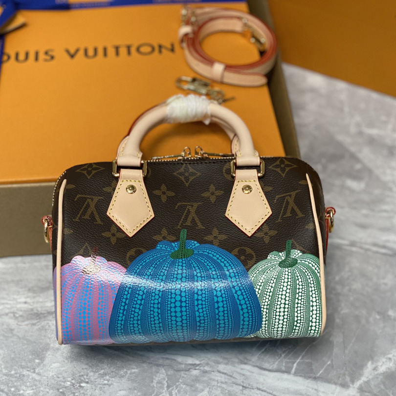 Louis Vuitton LV x YK Speedy Bandoulière 20  (20.5 x 13.5 x 12cm)       M46469 - FashionPlug
