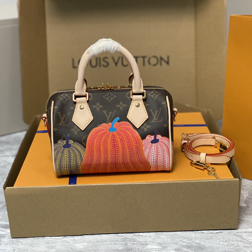 Louis Vuitton LV x YK Speedy Bandoulière 20  (20.5 x 13.5 x 12cm)       M46469 - FashionPlug