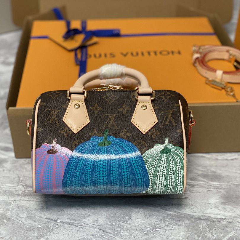 Louis Vuitton LV x YK Speedy Bandoulière 20  (20.5 x 13.5 x 12cm)       M46469 - FashionPlug