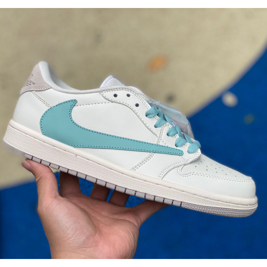 TIFFANY & CO. x Travis Scott x Air Jordan 1 Low “11837” Sneaker      DM7866-220 - FashionPlug