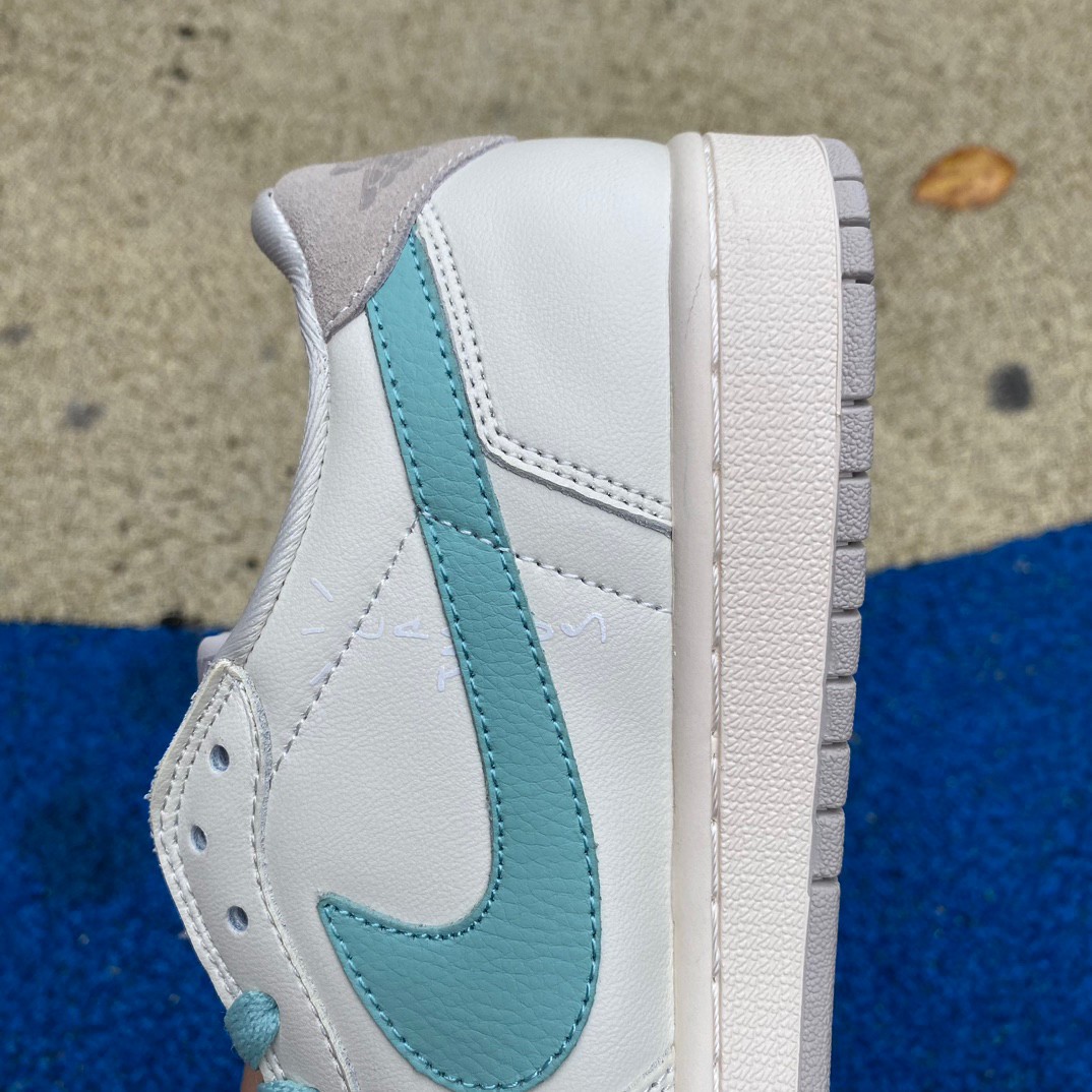 TIFFANY & CO. x Travis Scott x Air Jordan 1 Low “11837” Sneaker      DM7866-220 - FashionPlug