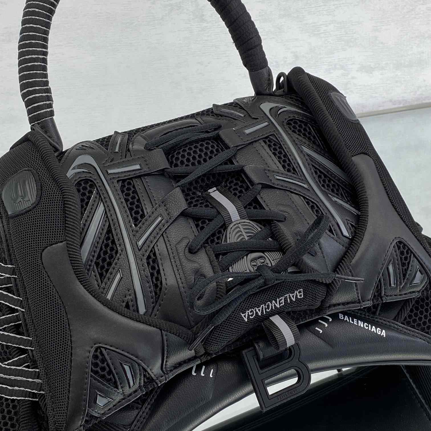 Balenciaga SneakerHead Medium Handbag In Black - FashionPlug