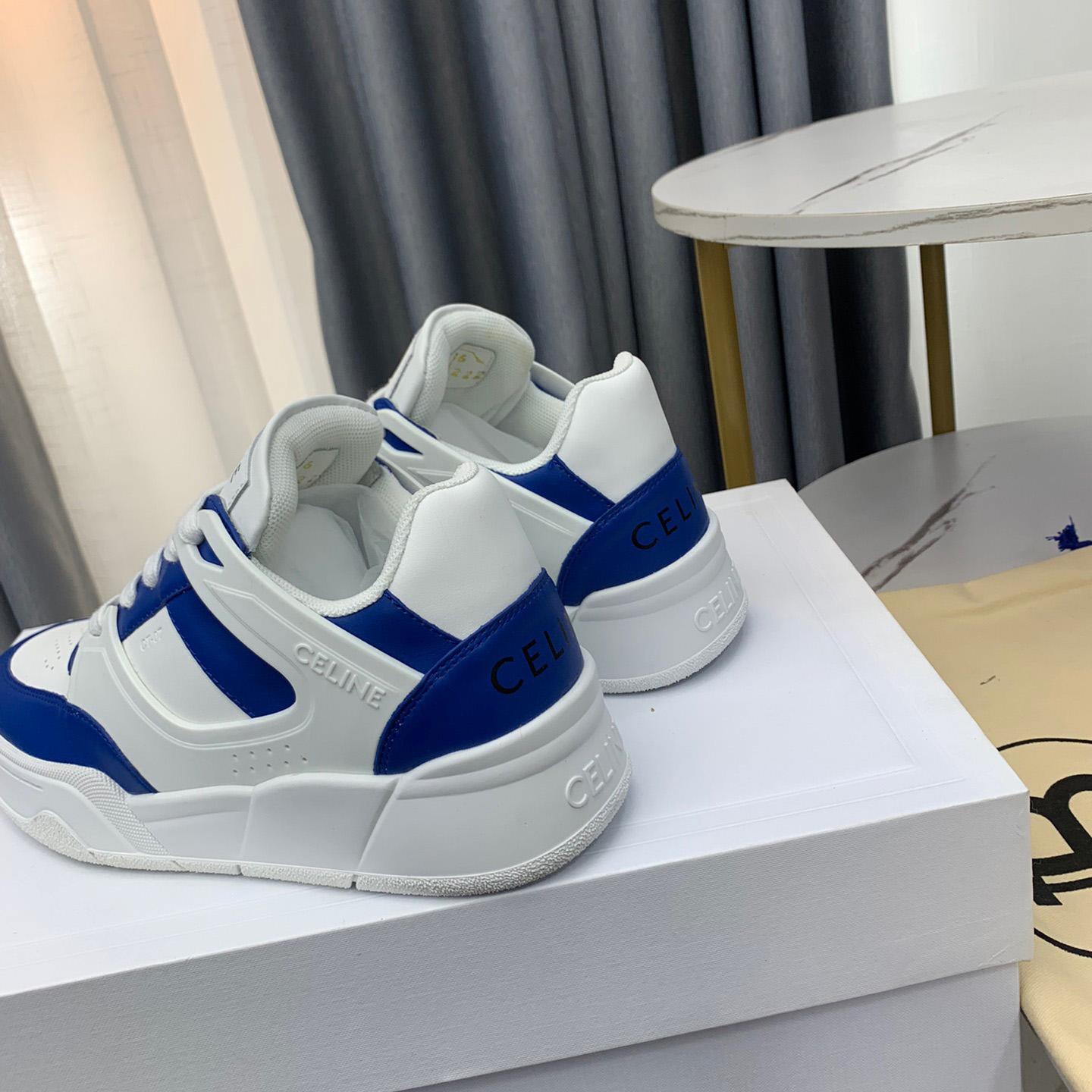 Celine CT-07 Celine Trainer Low Lace-up Sneaker In Calfskin - FashionPlug