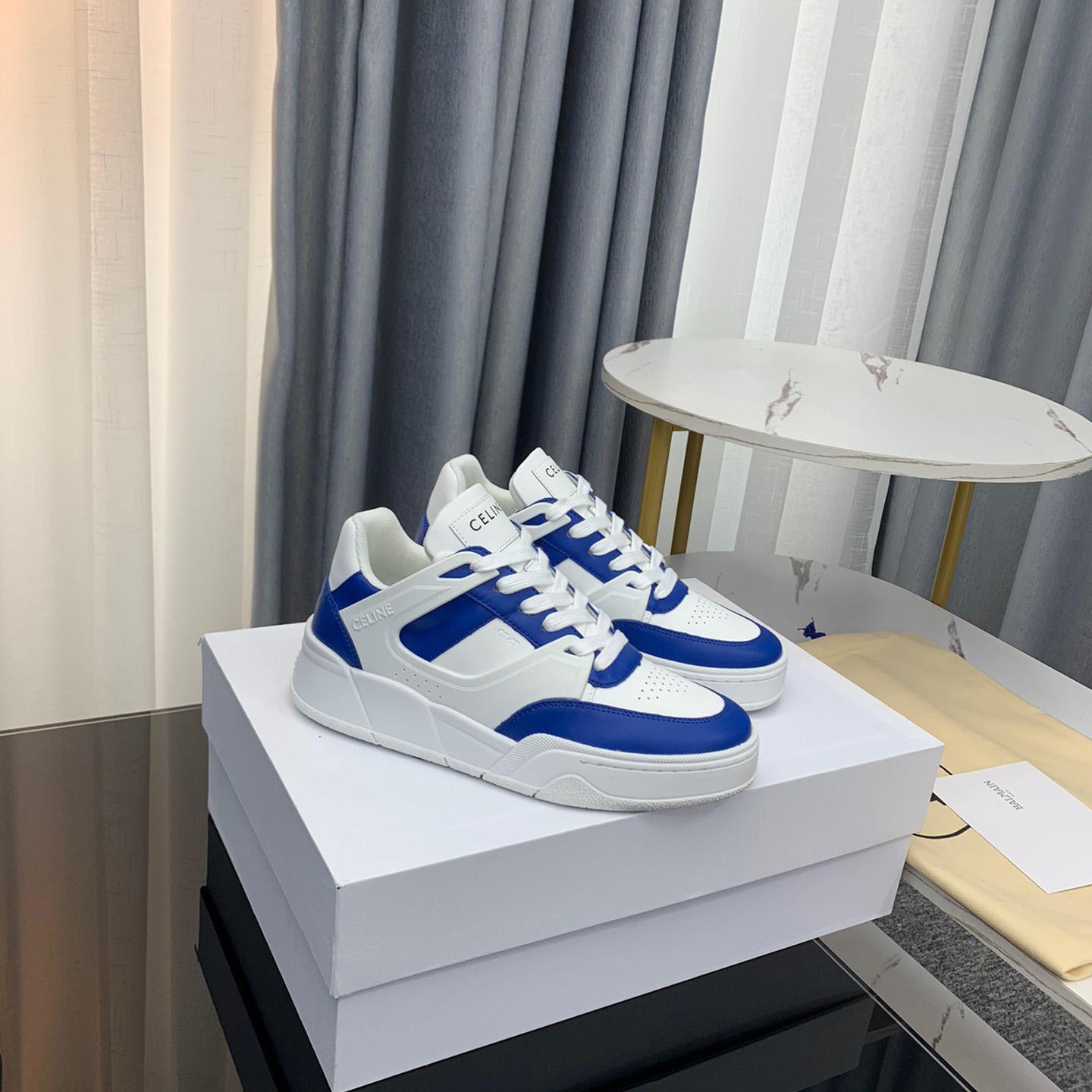 Celine CT-07 Celine Trainer Low Lace-up Sneaker In Calfskin - FashionPlug