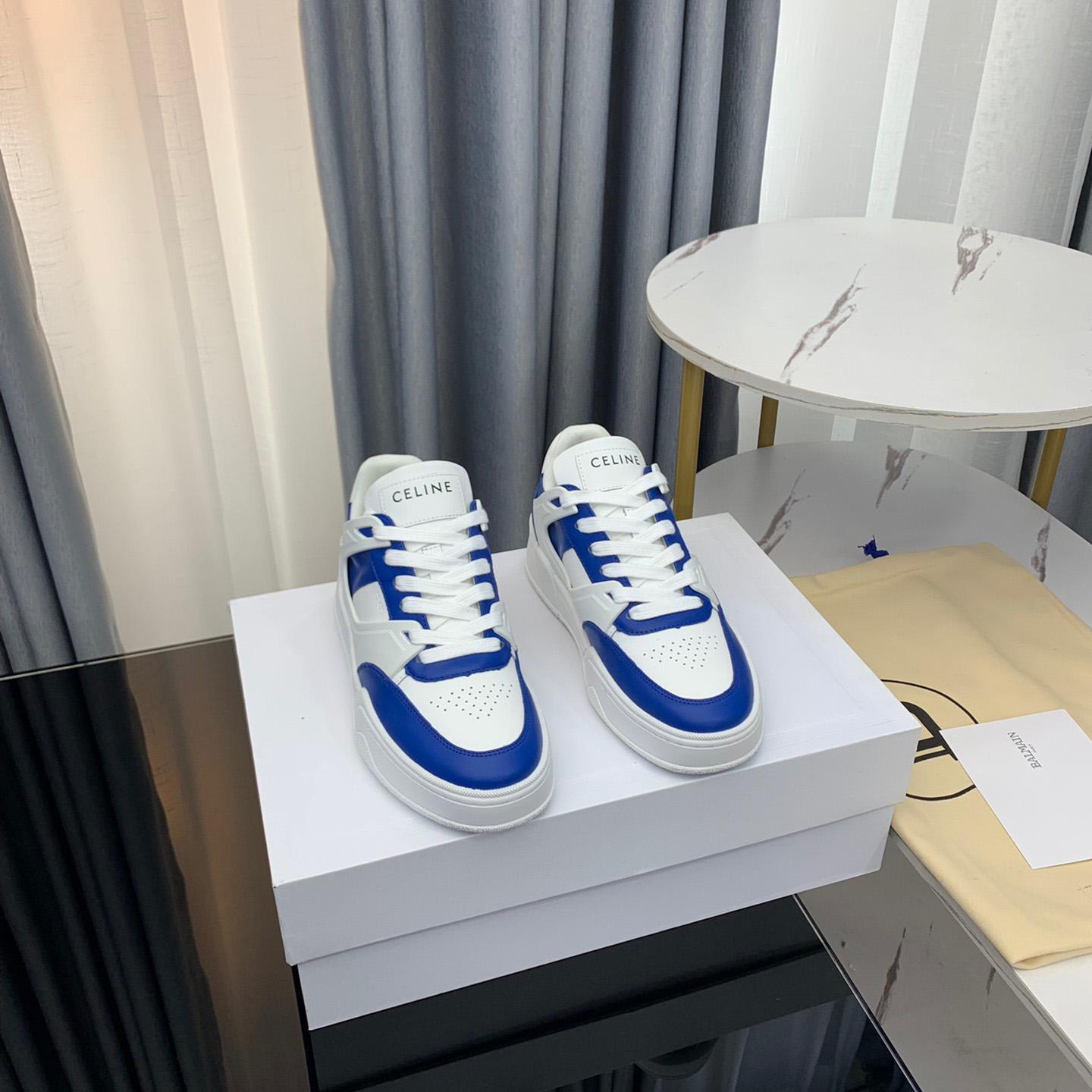 Celine CT-07 Celine Trainer Low Lace-up Sneaker In Calfskin - FashionPlug