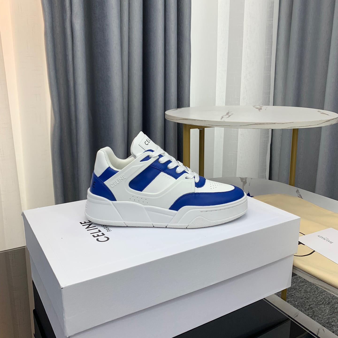 Celine CT-07 Celine Trainer Low Lace-up Sneaker In Calfskin - FashionPlug