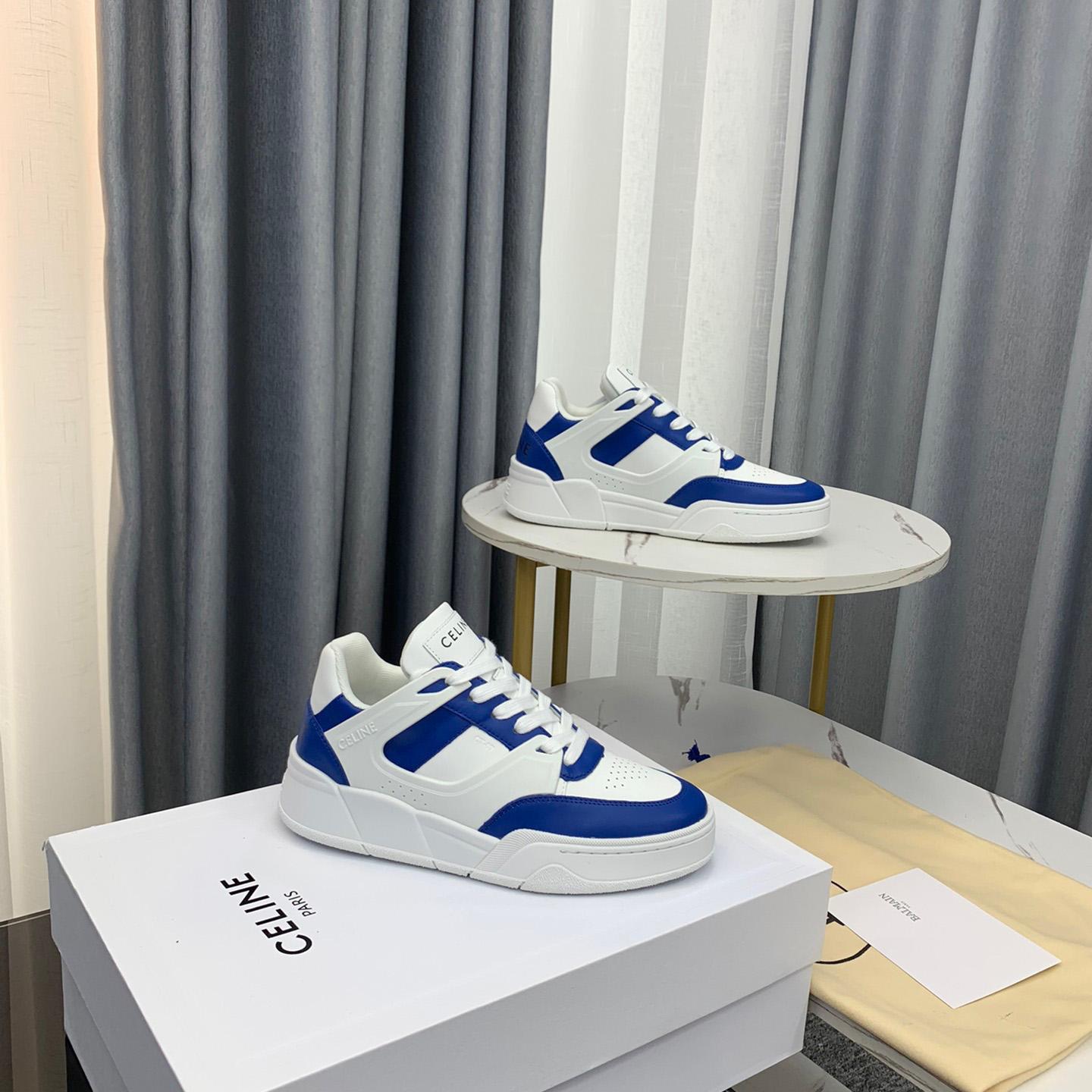 Celine CT-07 Celine Trainer Low Lace-up Sneaker In Calfskin - FashionPlug