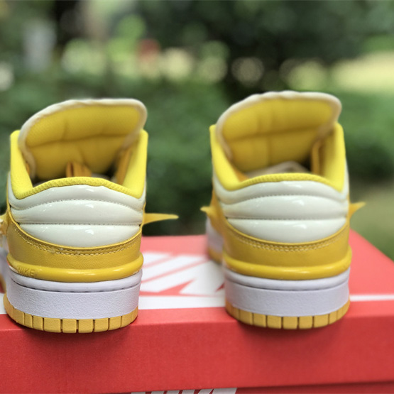 Nike Dunk Low Twist “Vivid Sulfur” Sneakers        DZ2794-100 - FashionPlug