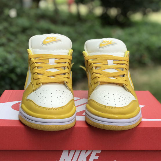 Nike Dunk Low Twist “Vivid Sulfur” Sneakers        DZ2794-100 - FashionPlug