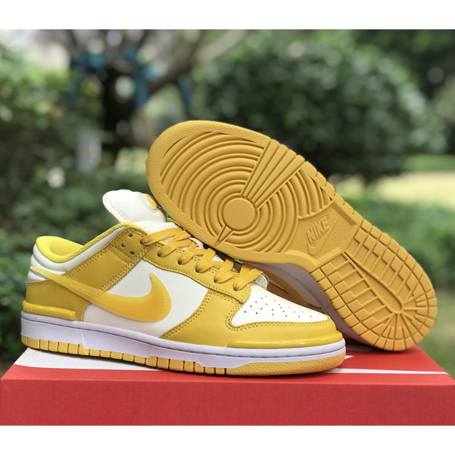 Nike Dunk Low Twist “Vivid Sulfur” Sneakers        DZ2794-100 - FashionPlug