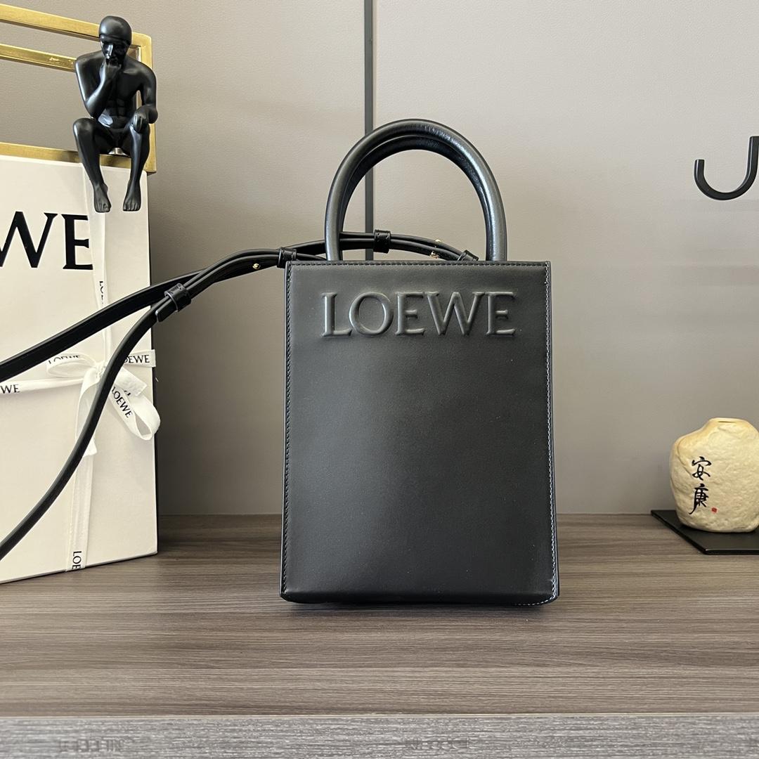 Loewe Standard A5 Tote In Sleek Calfskin - FashionPlug