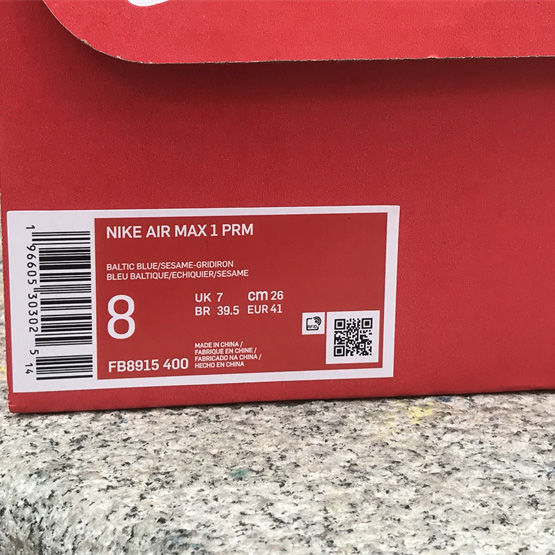 Nike Air Max 1 “Corduroy” Sneaker          FB8915-400 - FashionPlug