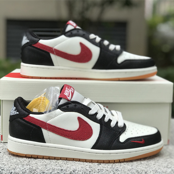 Fragment x Travis Scott x Air Jordan 1 Low Sneaker      DM7866-996 - FashionPlug