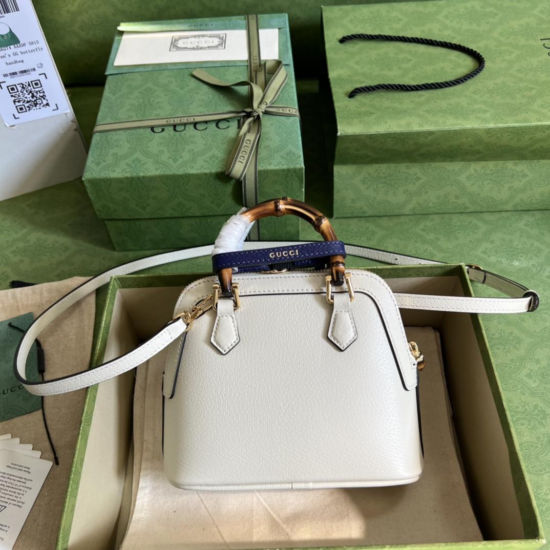 Gucci Diana Mini Tote Bag(20-16-8.5cm) - FashionPlug