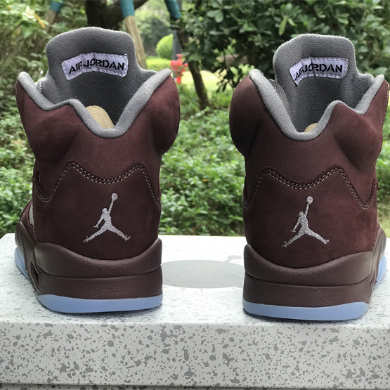 Air Jordan 5 “Burgundy” Sneakers      DZ4131-600 - FashionPlug