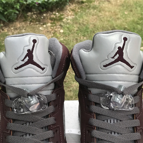 Air Jordan 5 “Burgundy” Sneakers      DZ4131-600 - FashionPlug