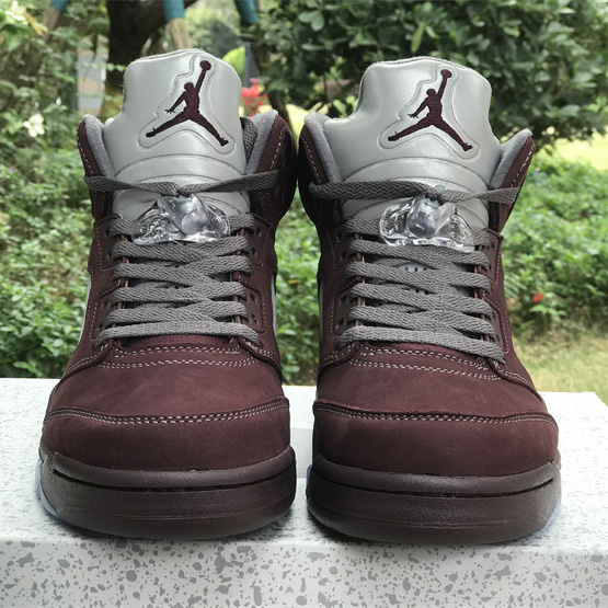 Air Jordan 5 “Burgundy” Sneakers      DZ4131-600 - FashionPlug