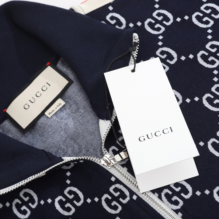 Gucci GG Jacquard Cotton Jacket - FashionPlug