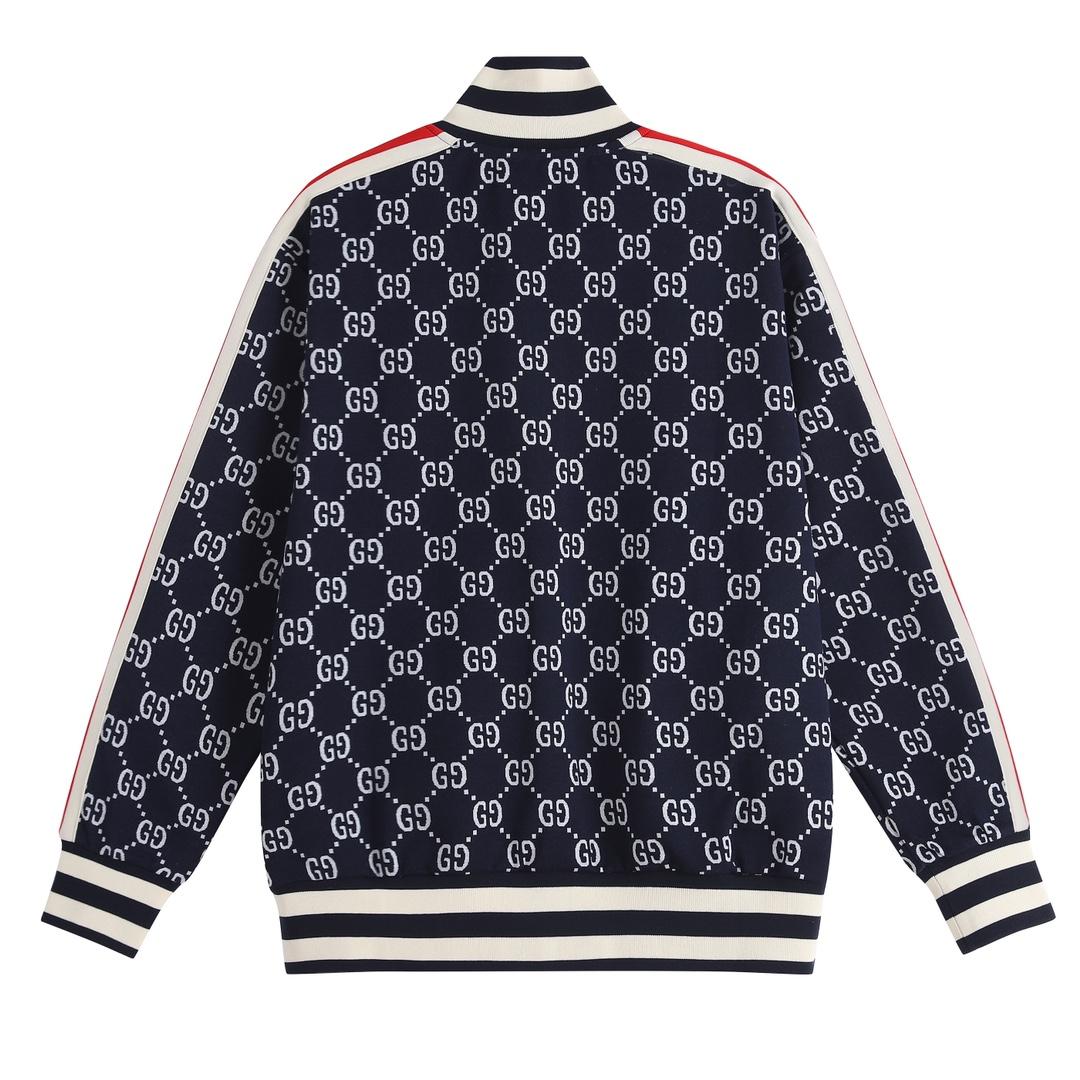 Gucci GG Jacquard Cotton Jacket - FashionPlug