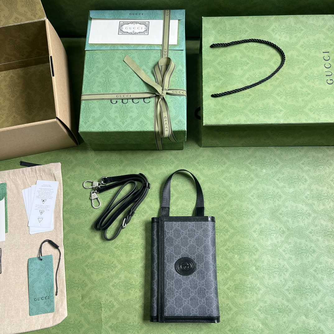 Gucci GG Top Handle Wallet(20-16-8.5cm) - FashionPlug