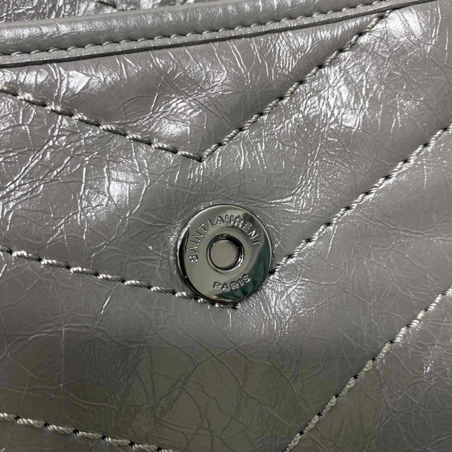Saint Laurent Niki Medium Chain Bag In Crinkled Vintage Leather  - FashionPlug
