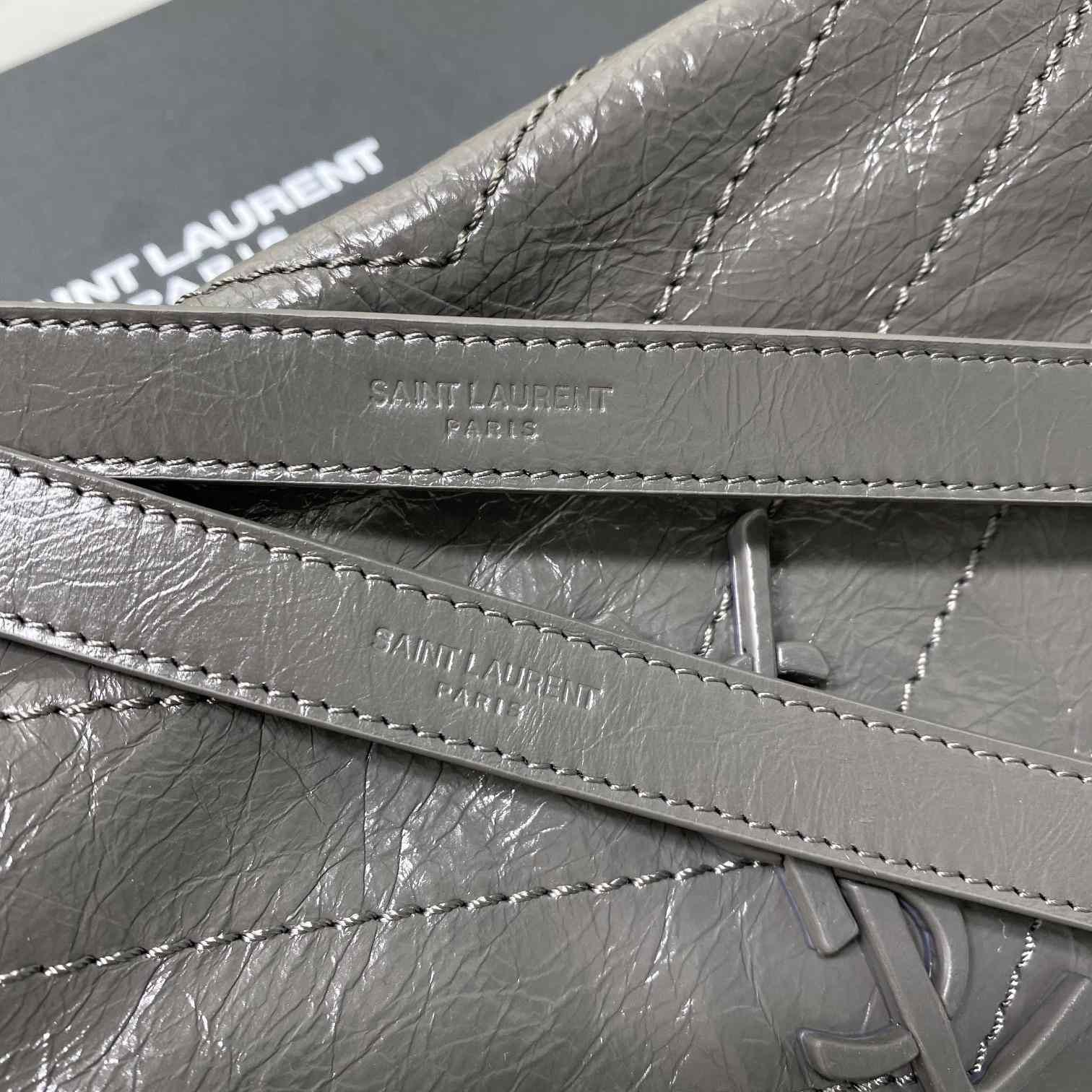 Saint Laurent Niki Medium Chain Bag In Crinkled Vintage Leather  - FashionPlug