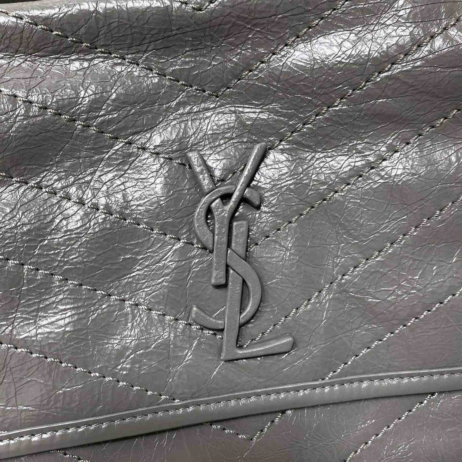Saint Laurent Niki Medium Chain Bag In Crinkled Vintage Leather  - FashionPlug